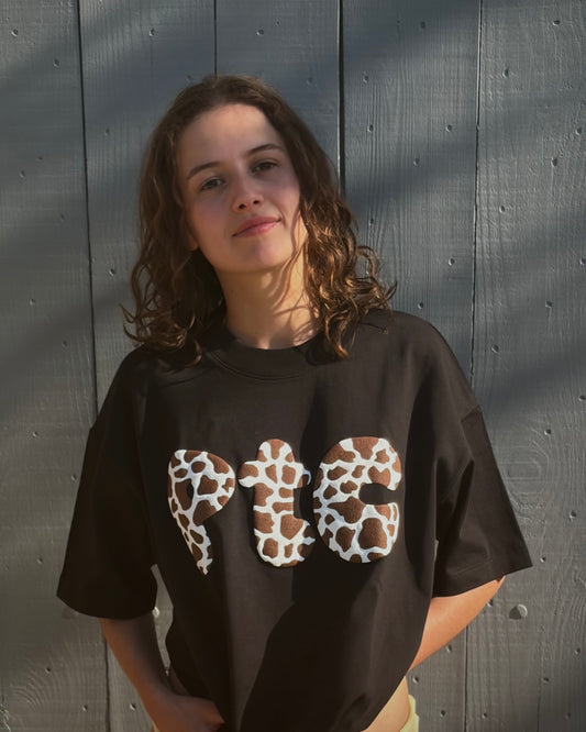 boxy t-shirt vache