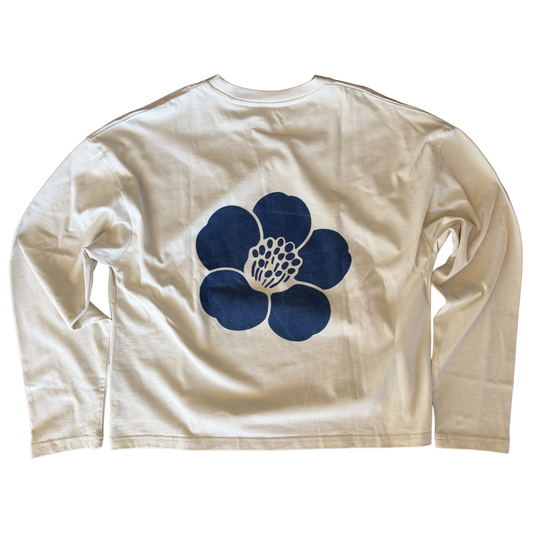 t-shirt manche longue Fleur
