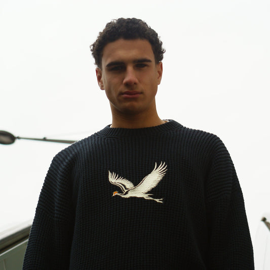 knitwear umusambi - bleu navy
