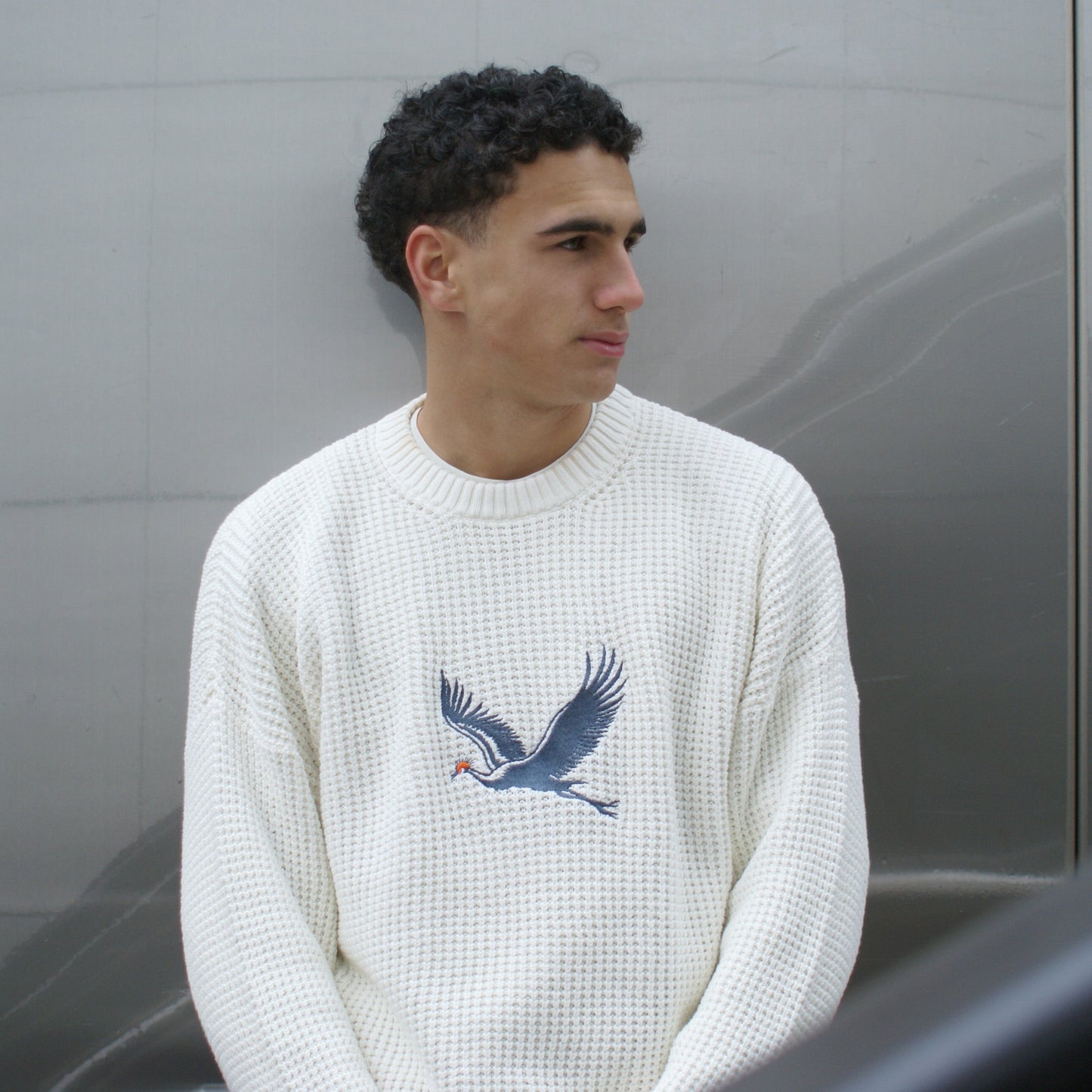 knitwear umusambi - blanc